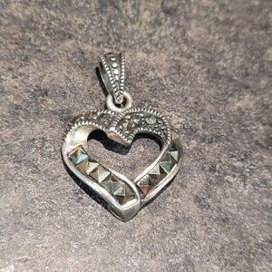 Elegant Silver Heart Pendant